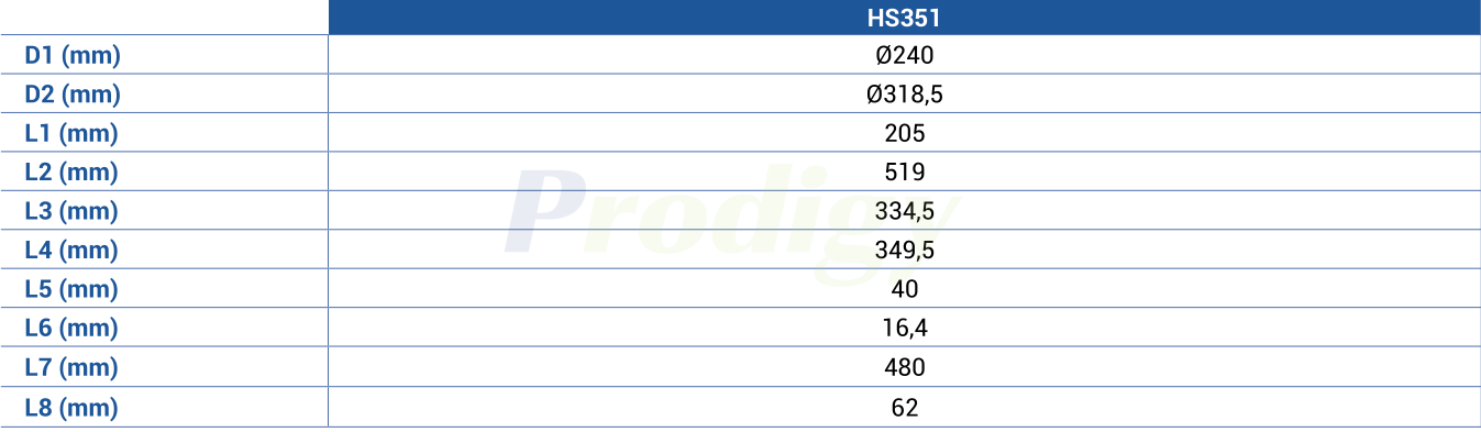 HSD HS LINE : HS351 Milling heads