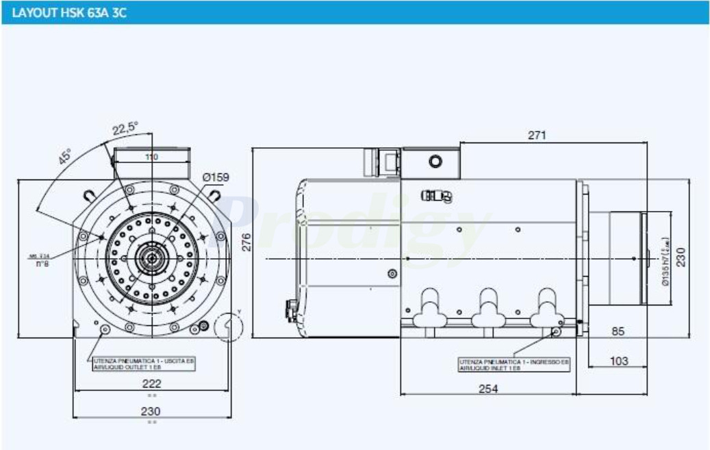 HITECO Electric Spindle QM 3C SERIES