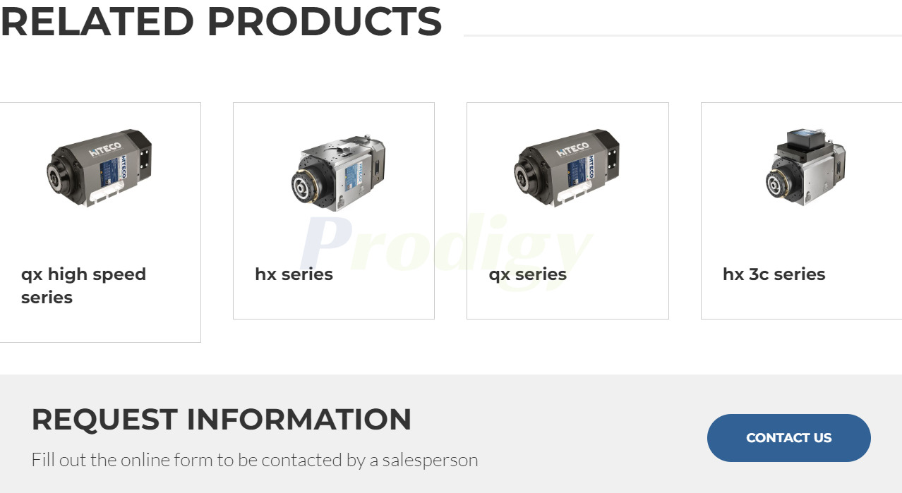 HITECO Electric Spindle PX SERIES