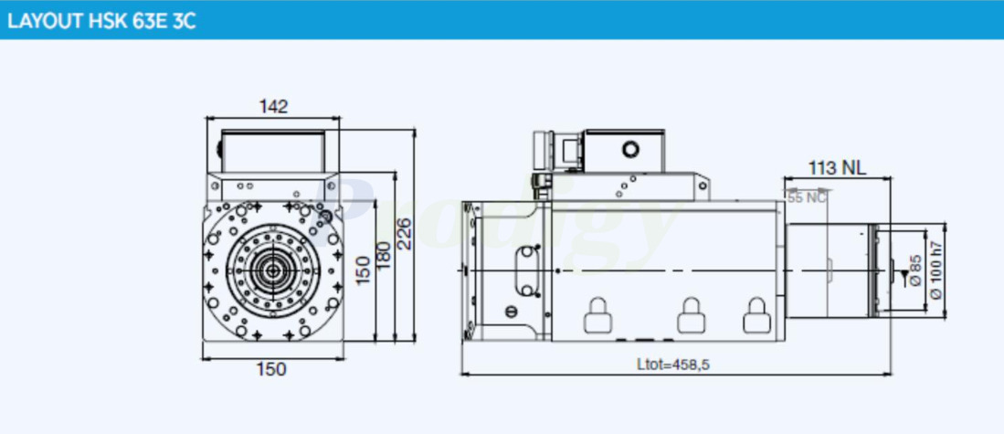 HITECO Electric Spindle HT 3C SERIES