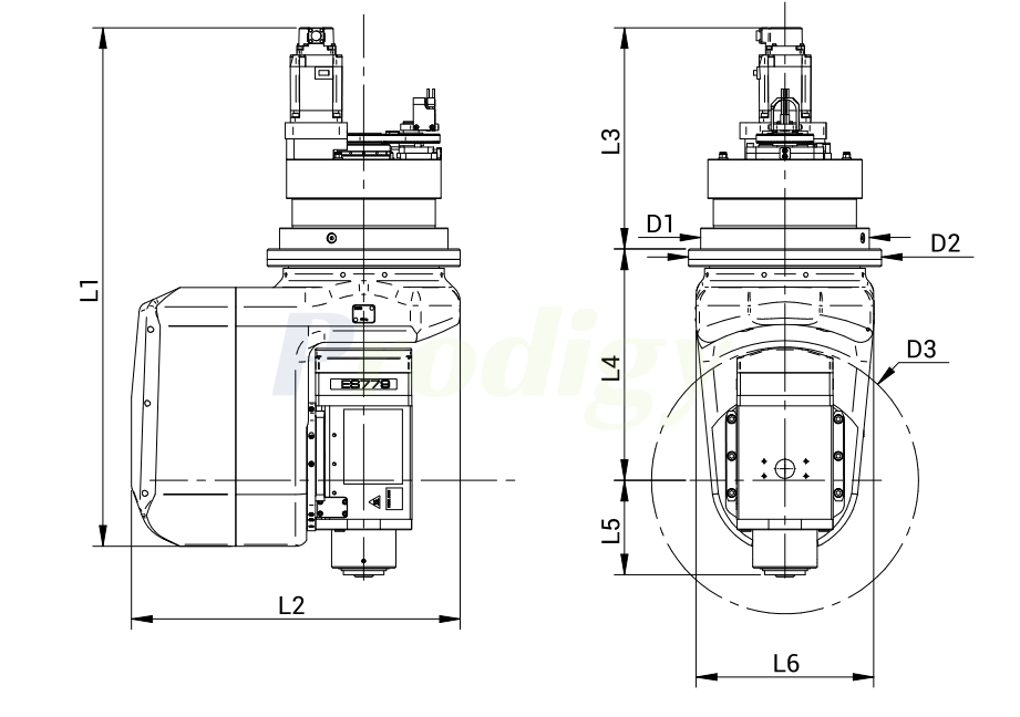 HSD HS LINE : HS675 Milling heads