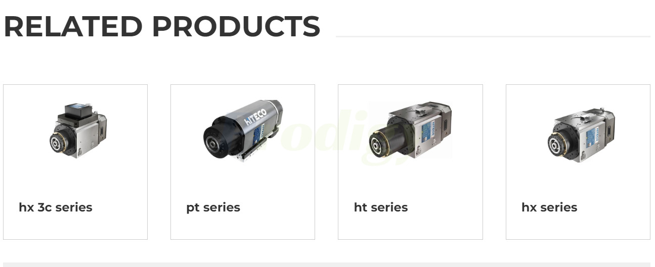 HITECO Electric Spindle HD SERIES