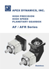 Apex Dynamics AF/AFR Series Planetary Gearbox