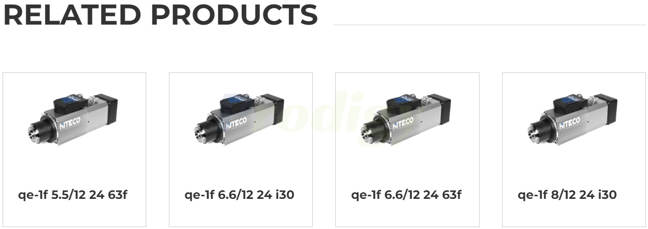 HITECO Electric Spindle QE-1F 5.5/12 24 I30