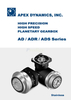 Apex Dynamics AD/ADS/ADR Series Planetary Gearbox