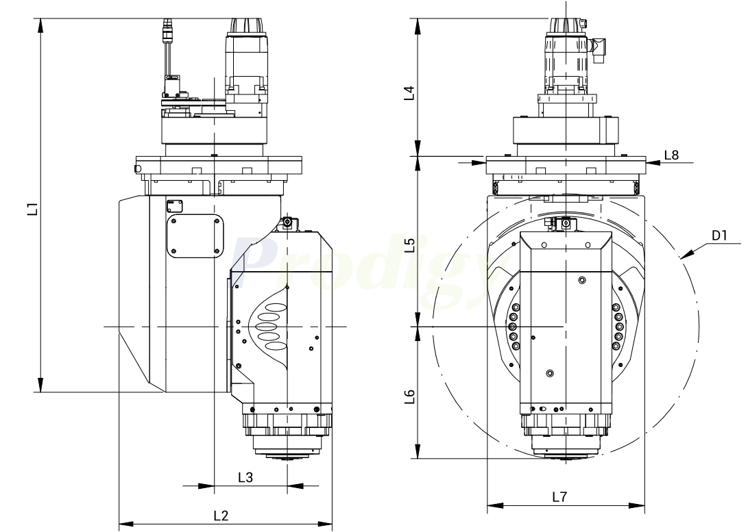 HSD HS LINE : HS678 Milling heads