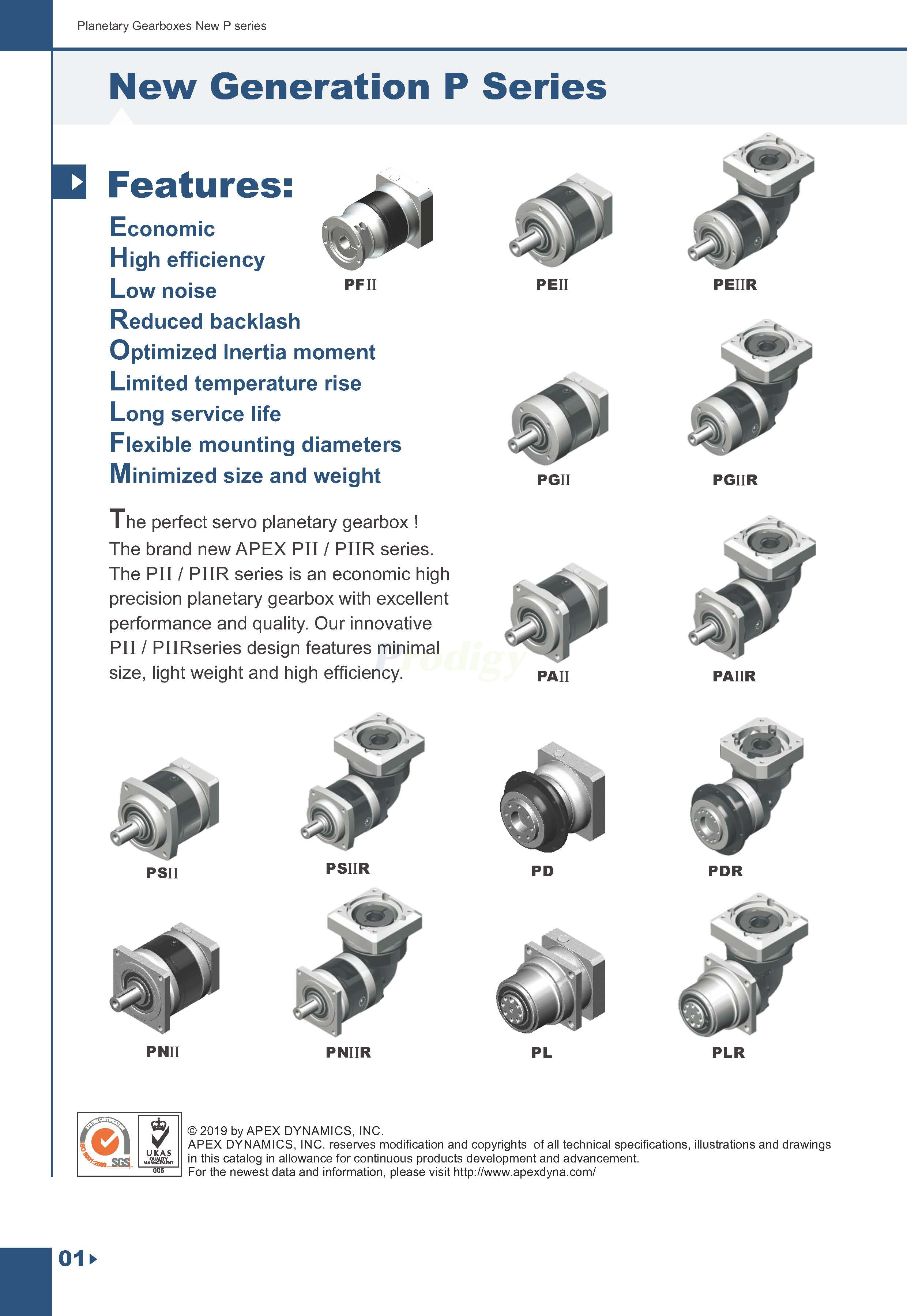 Apex Dynamics PEII/PEIIR/PEII/PEIIR/PGII/PGIIR/ PGII/PGIIRSeries Planetary Gearbox
