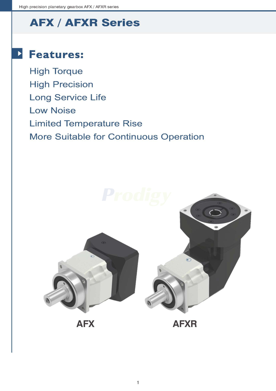 Apex Dynamics AFX/AFXR Series Planetary Gearbox